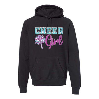 Cheerleader Practice Cheer Girl Wo Cheering Cheerleading Premium Hoodie