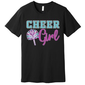 Cheerleader Practice Cheer Girl Wo Cheering Cheerleading Premium T-Shirt