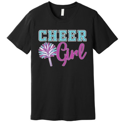 Cheerleader Practice Cheer Girl Wo Cheering Cheerleading Premium T-Shirt