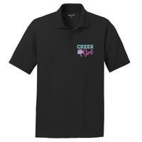 Cheerleader Practice Cheer Girl Wo Cheering Cheerleading PosiCharge RacerMesh Polo