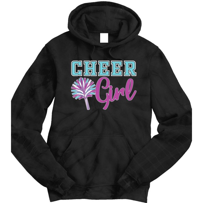 Cheerleader Practice Cheer Girl Wo Cheering Cheerleading Tie Dye Hoodie