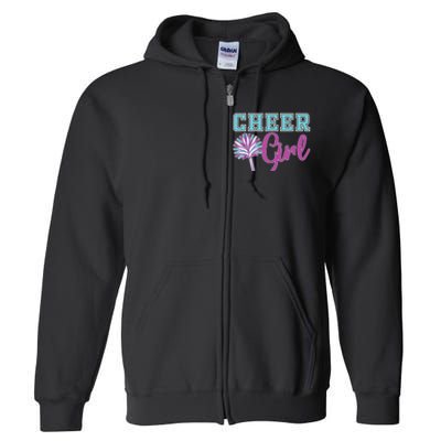 Cheerleader Practice Cheer Girl Wo Cheering Cheerleading Full Zip Hoodie