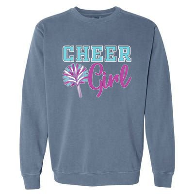 Cheerleader Practice Cheer Girl Wo Cheering Cheerleading Garment-Dyed Sweatshirt