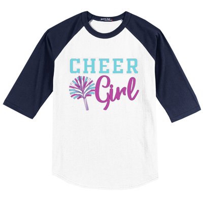 Cheerleader Practice Cheer Girl Wo Cheering Cheerleading Baseball Sleeve Shirt