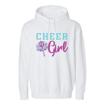 Cheerleader Practice Cheer Girl Wo Cheering Cheerleading Garment-Dyed Fleece Hoodie