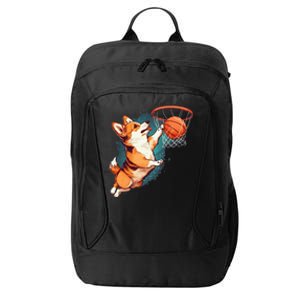 Corgi puppy Corgi Basketball for Pet Lovers City Backpack