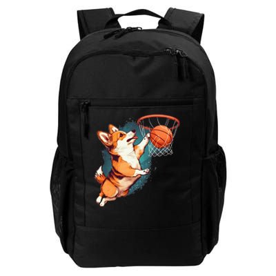 Corgi puppy Corgi Basketball for Pet Lovers Daily Commute Backpack