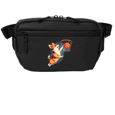 Corgi puppy Corgi Basketball for Pet Lovers Crossbody Pack