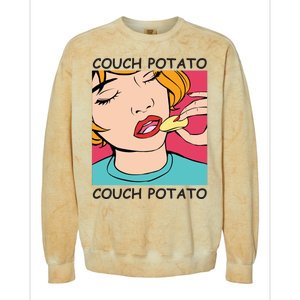 Couch Potato Colorblast Crewneck Sweatshirt