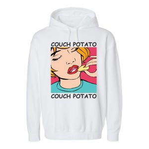 Couch Potato Garment-Dyed Fleece Hoodie