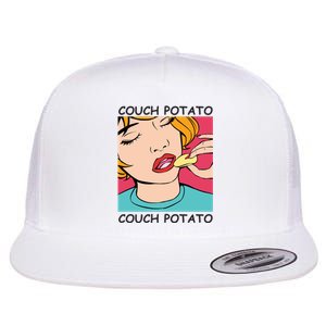 Couch Potato Flat Bill Trucker Hat