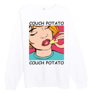 Couch Potato Premium Crewneck Sweatshirt