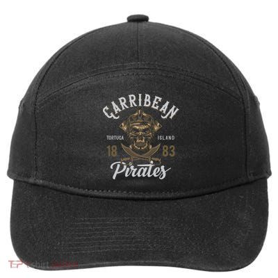 Carribean Pirates 7-Panel Snapback Hat