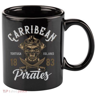Carribean Pirates 11oz C Handle Ceramic Mug