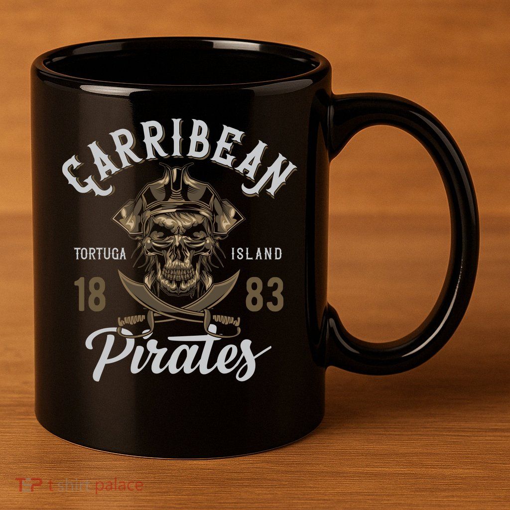 Carribean Pirates 11oz C Handle Ceramic Mug