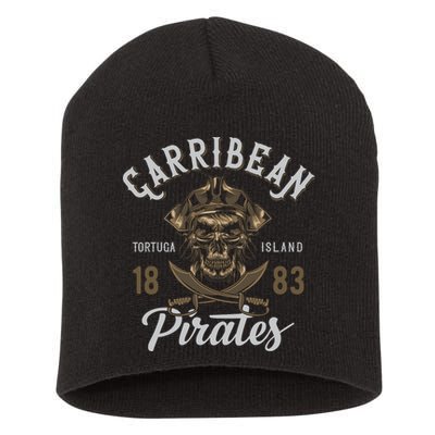 Carribean Pirates Short Acrylic Beanie