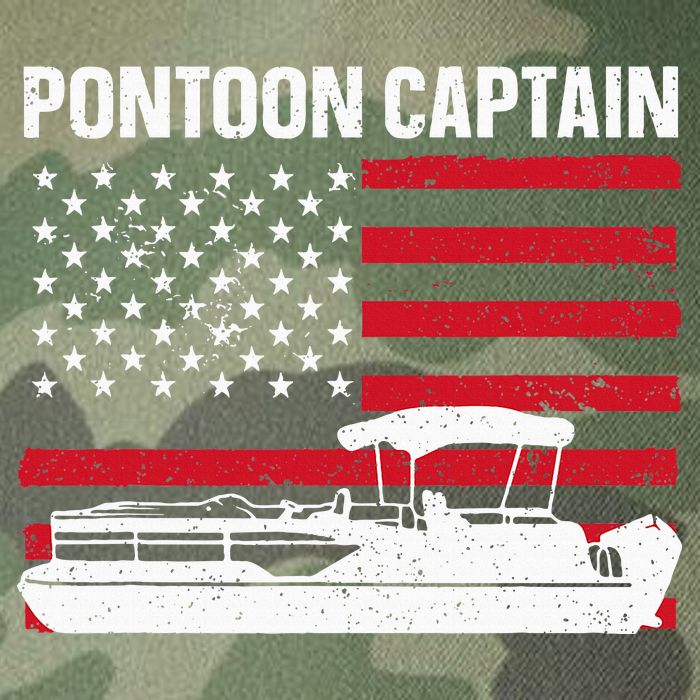 Cool Pontoon Captain Art Pontoon Boat Captain Legacy Tie Dye Trucker Hat