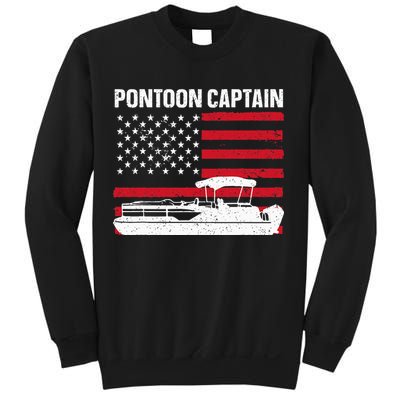 Cool Pontoon Captain Art Pontoon Boat Captain Sweatshirt