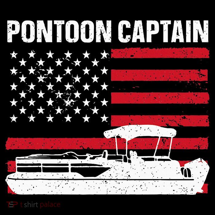 Cool Pontoon Captain Art Pontoon Boat Captain Sweatshirt