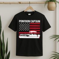 Cool Pontoon Captain Art Pontoon Boat Captain T-Shirt