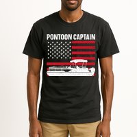 Cool Pontoon Captain Art Pontoon Boat Captain Tall T-Shirt