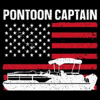 Cool Pontoon Captain Art Pontoon Boat Captain Impact Tech Backpack