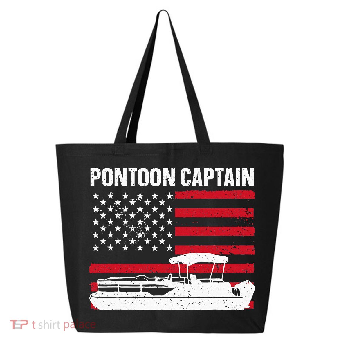 Cool Pontoon Captain Art Pontoon Boat Captain 25L Jumbo Tote
