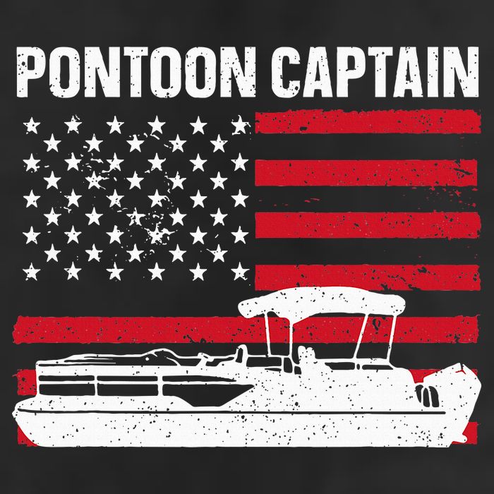 Cool Pontoon Captain Art Pontoon Boat Captain 25L Jumbo Tote