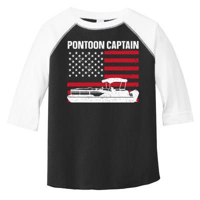 Cool Pontoon Captain Art Pontoon Boat Captain Toddler Fine Jersey T-Shirt