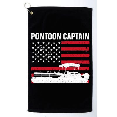 Cool Pontoon Captain Art Pontoon Boat Captain Golf Towel
