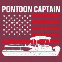 Cool Pontoon Captain Art Pontoon Boat Captain 16oz Travel Tumbler
