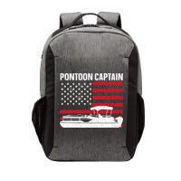 Cool Pontoon Captain Art Pontoon Boat Captain Vector Backpack