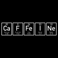 Caffeine Periodictable Coffee Zip Tote Bag