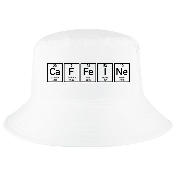 Caffeine Periodictable Coffee Cool Comfort Performance Bucket Hat