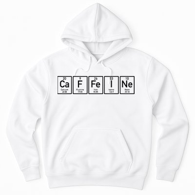 Caffeine Periodictable Coffee Hoodie