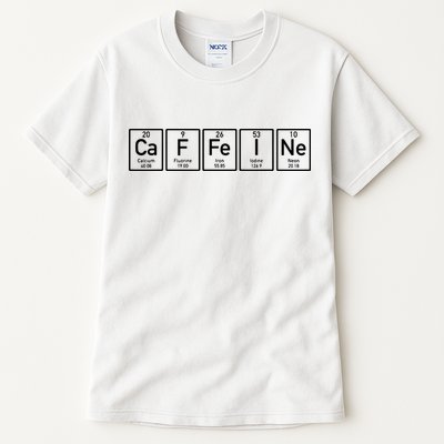 Caffeine Periodictable Coffee Tall T-Shirt
