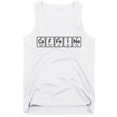 Caffeine Periodictable Coffee Tank Top