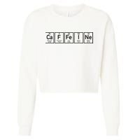 Caffeine Periodictable Coffee Cropped Pullover Crew