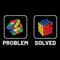 Competitive Puzzle Cube Problem Solved Speed Cubing Drawstring Bag