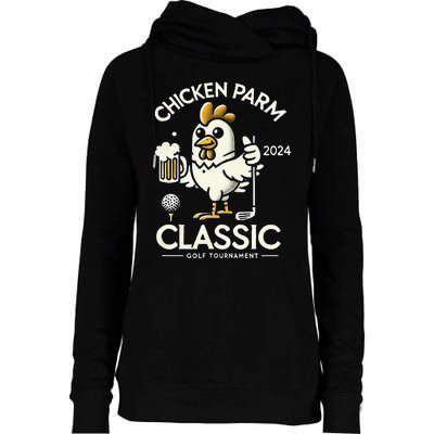 Chicken Parm Classic Womens Funnel Neck Pullover Hood