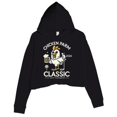 Chicken Parm Classic Crop Fleece Hoodie