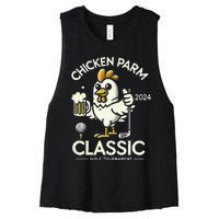 Chicken Parm Classic Women's Racerback Cropped Tank