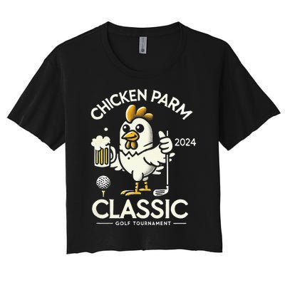 Chicken Parm Classic Women's Crop Top Tee