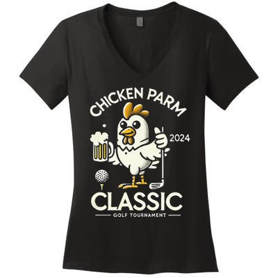 Chicken Parm Classic Women's V-Neck T-Shirt