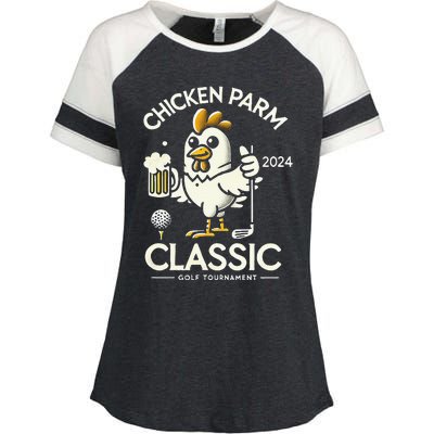 Chicken Parm Classic Enza Ladies Jersey Colorblock Tee