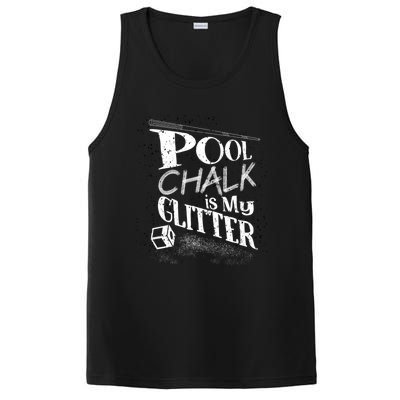 Cute Pool Chalk Is My Funny Billiard Players Game Gift PosiCharge Competitor Tank