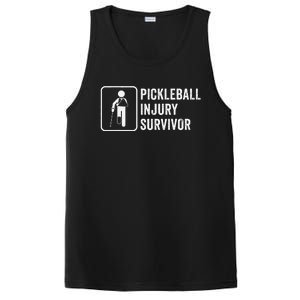 Cool Pickleball Coach With Saying Pickleball Injury Survivor PosiCharge Competitor Tank