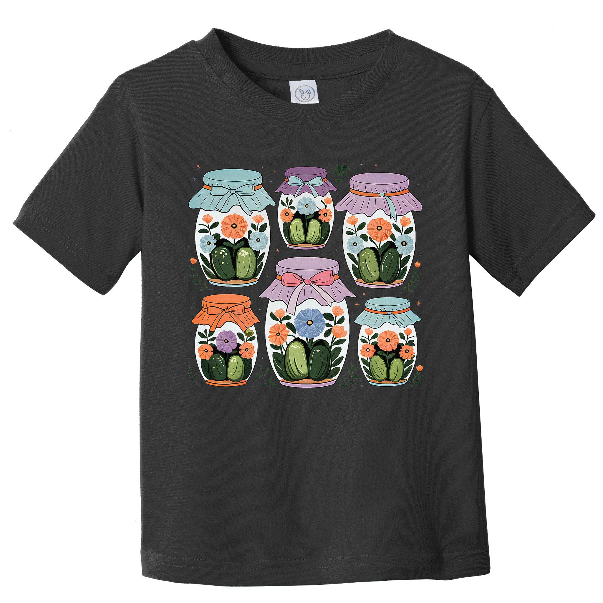 Canned Pickle Coquette Wildflower Canning Season Pickle Jar Toddler T-Shirt