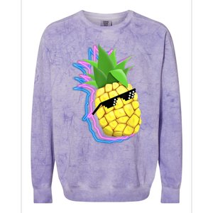 Cool Pineapple Colorblast Crewneck Sweatshirt