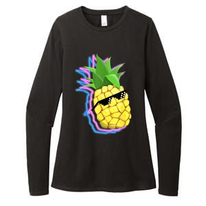 Cool Pineapple Womens CVC Long Sleeve Shirt